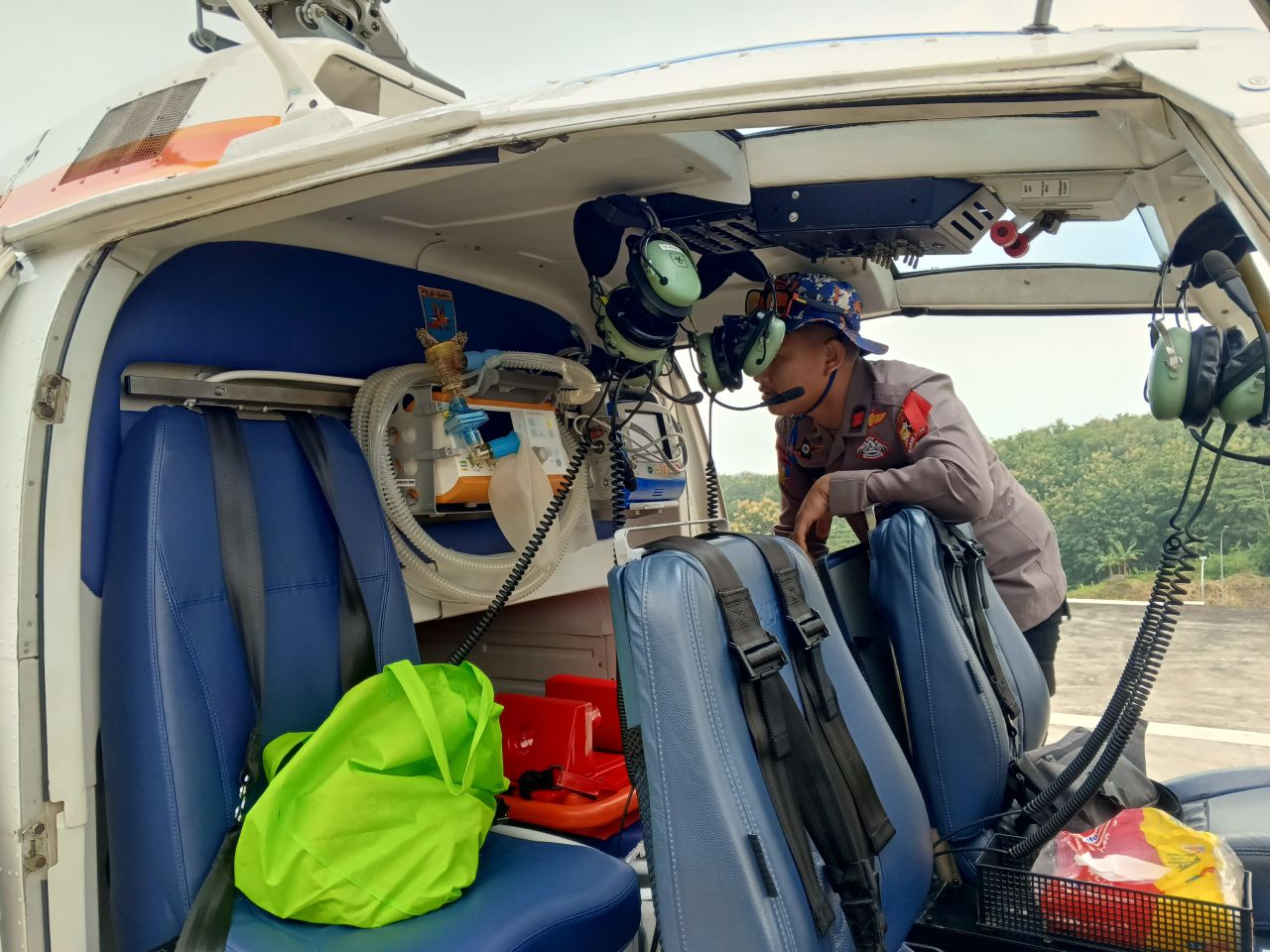 Ditpoludara Baharkam Polri Siagakan Ambulans Udara di Tol Trans Jawa untuk Antisipasi Darurat Mudik