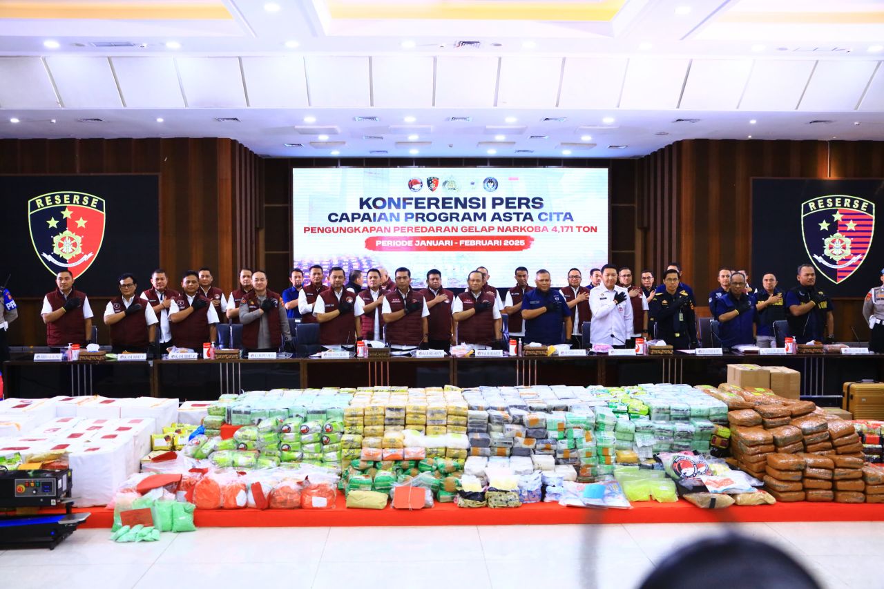 Bareskrim Polri Bongkar 6.681 Kasus Narkoba, Selamatkan 11,4 Juta Jiwa