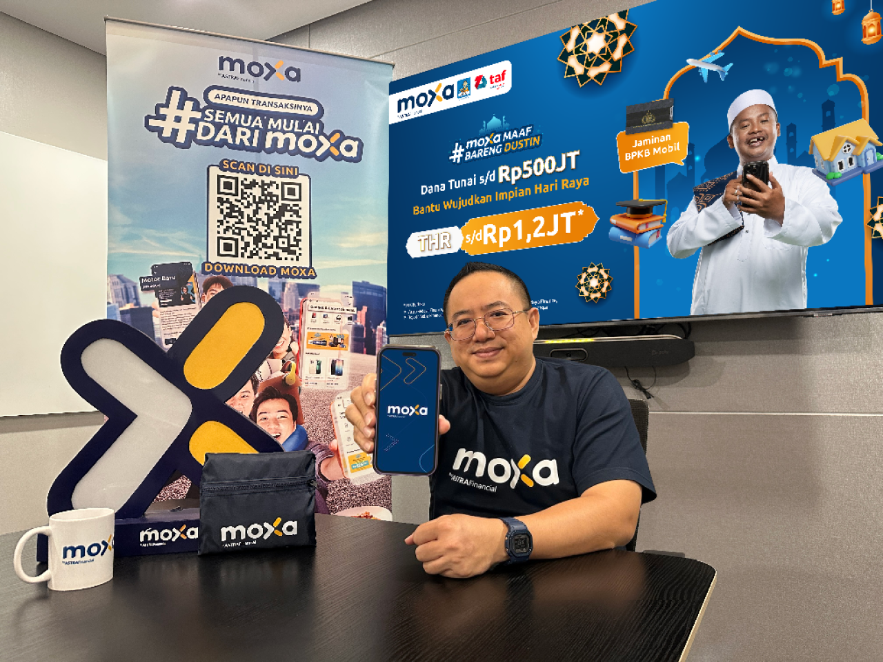 CEO Moxa, Lim Lizal, menyampaikan bahwa Moxa menghadirkan berbagai promo menarik di bulan Ramadan