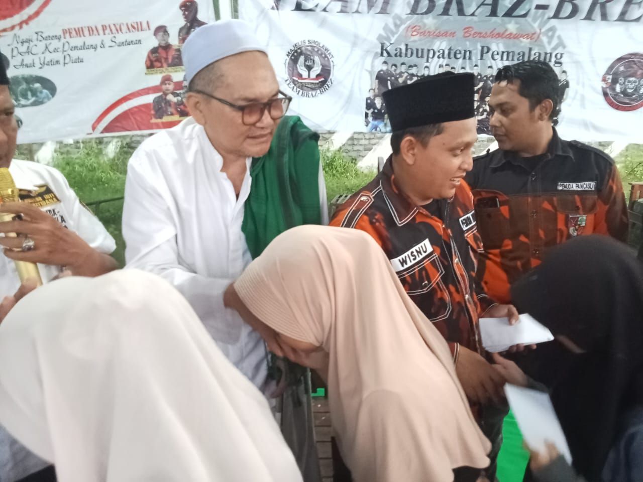 Santunan Anak yatim dan ngaji bareng