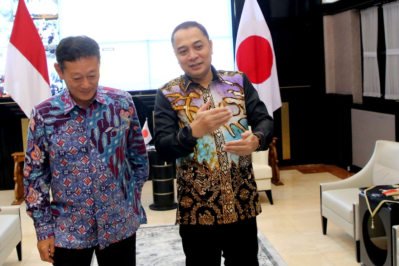 Akhir Masa Jabatan Konjen Jepang Temui Eri Cahyadi