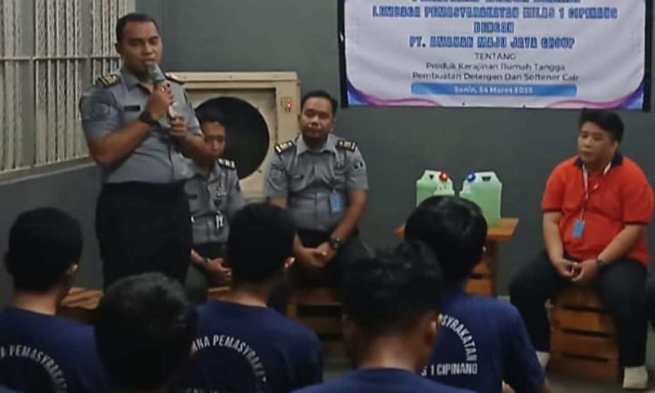 Pelatihan Kemandirian bagi warga binaan Lapas Cipinang