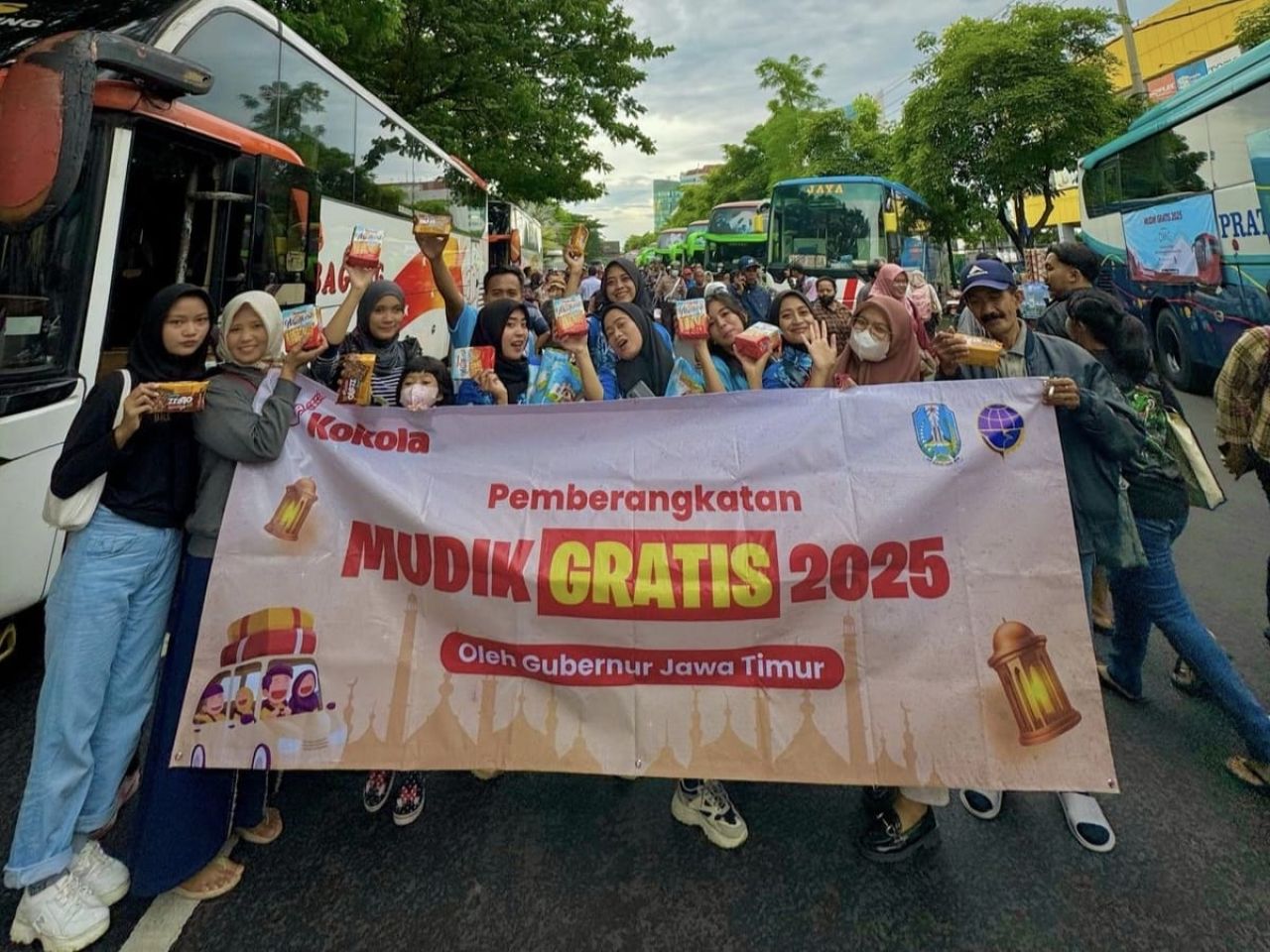 peserta mudik gratis