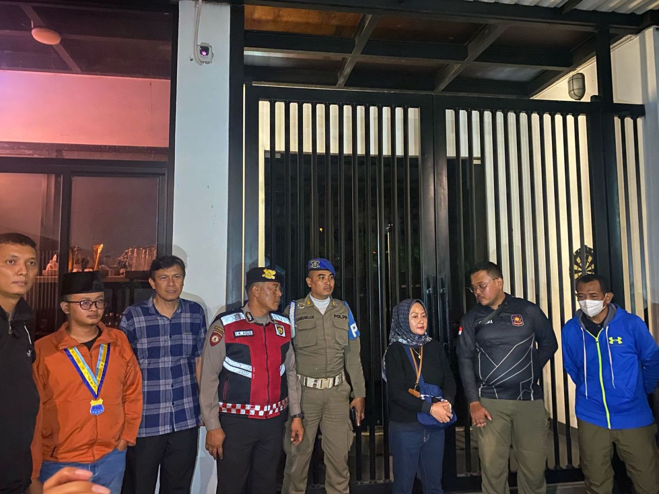 PMII Perjuangan saat turut sidak di salah satu RHU