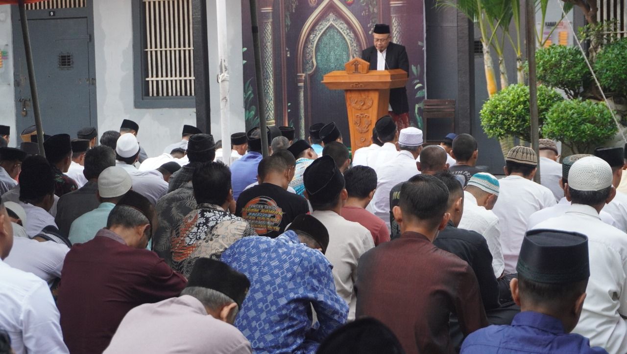 Sempurnakan Kemenangan Rutan Pemalang Gelar Salat Idulfitri 1446 Hijriyah