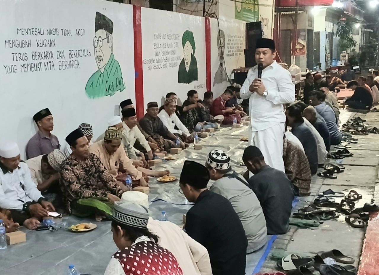 Abdul Ghoni saat sambutan