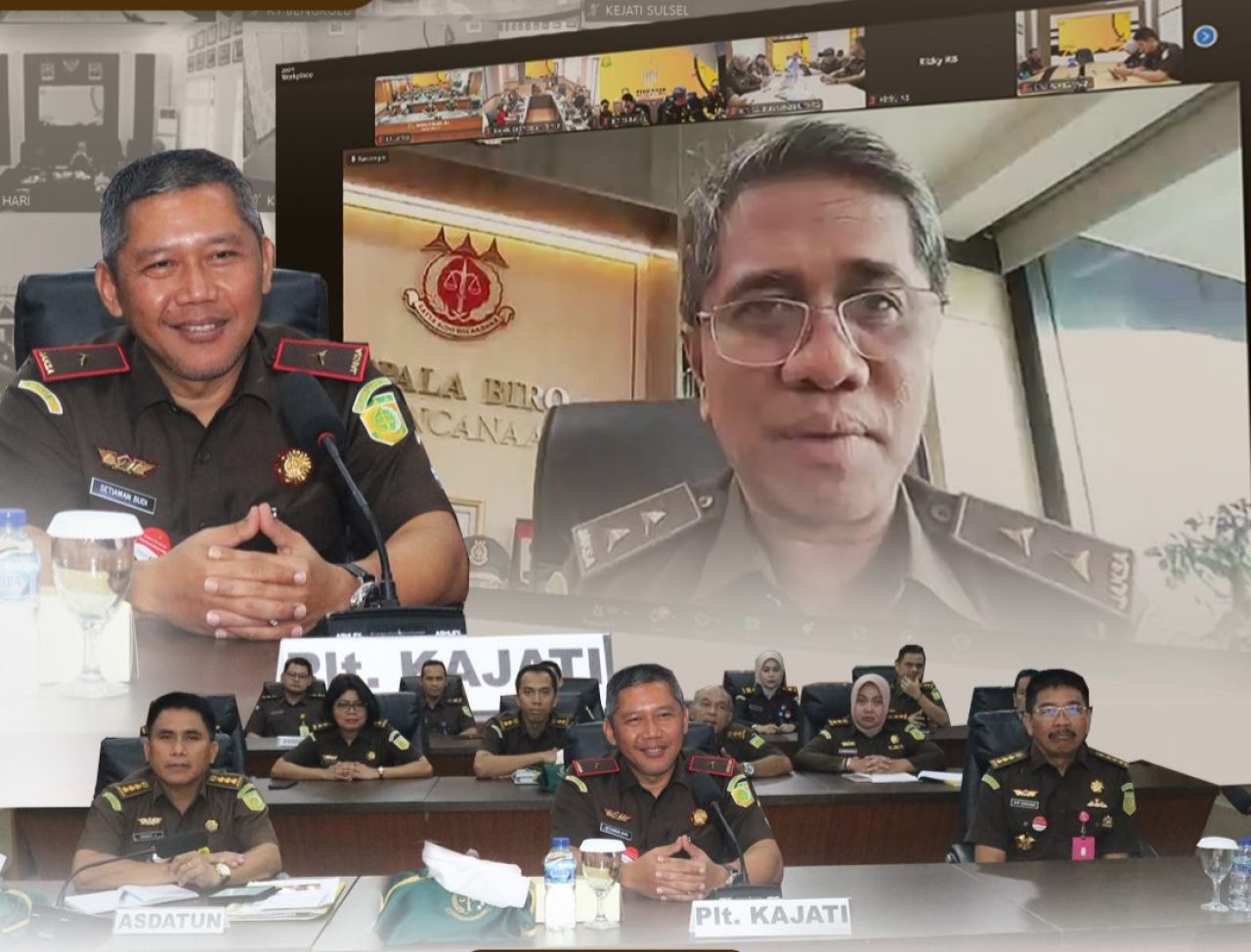 Apresiasi dan Evaluasi Implementasi ZI: Kejati Jatim Ikuti Halo RB 2025 Bersama Karocana