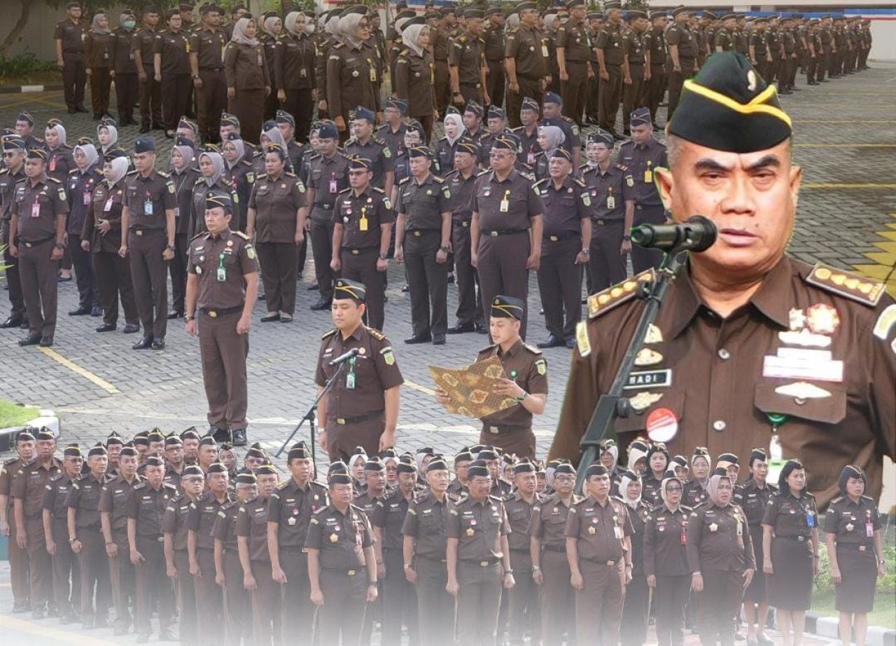 Apel Pagi Kejati Jatim Intensifkan Persiapan Verifikasi Zona Integritas