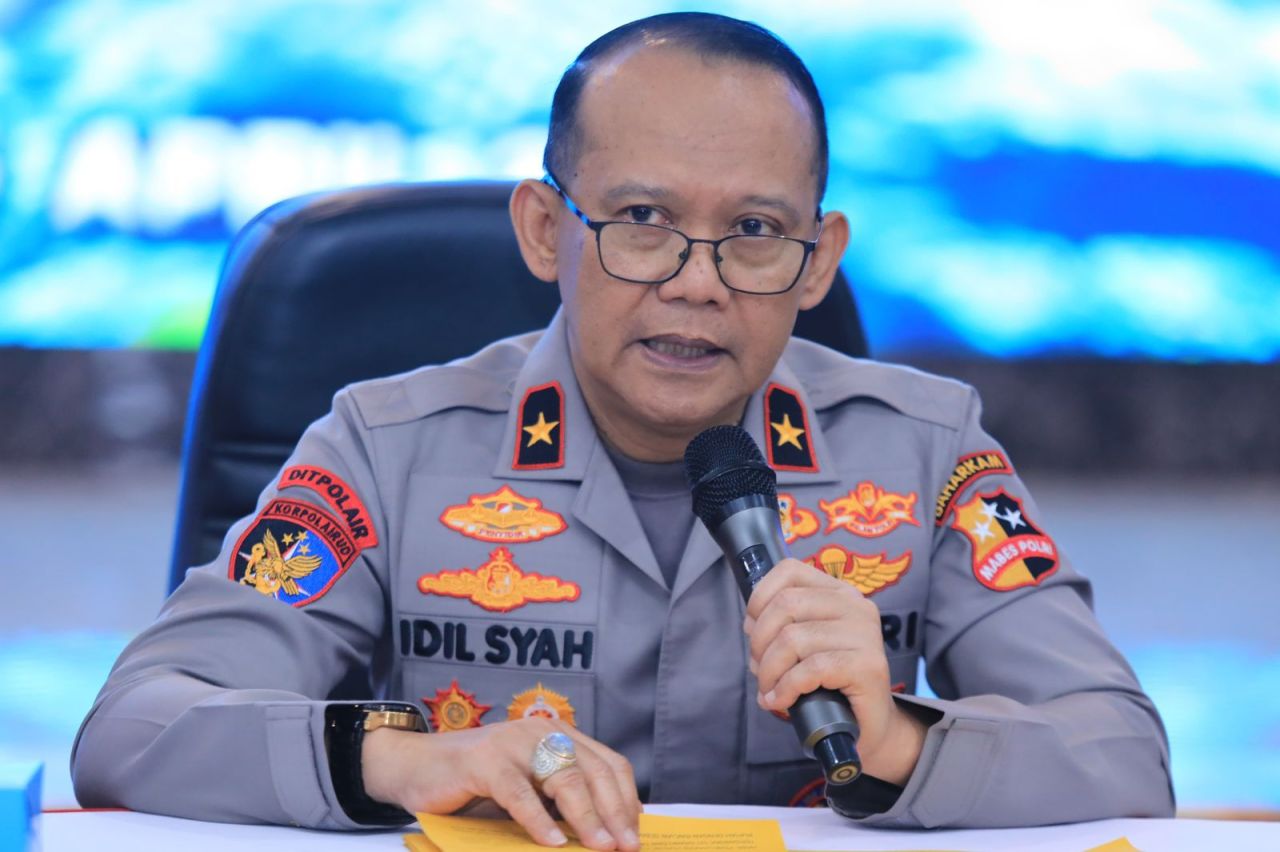 Dirpolair Korpolairud Baharkam Polri Brigjen Pol. Idil Tabransyah
