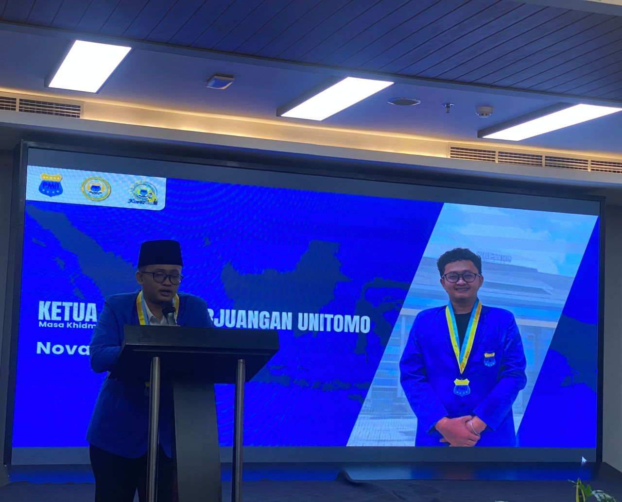 Noval Aminuddin, ketua PMII Perjuangan Unitomo
