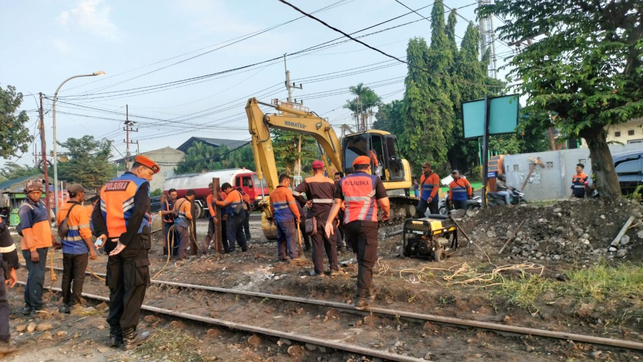 Demi Keselamatan, Perlintasan Stasiun Indro - Stasiun Kandangan Ditutup