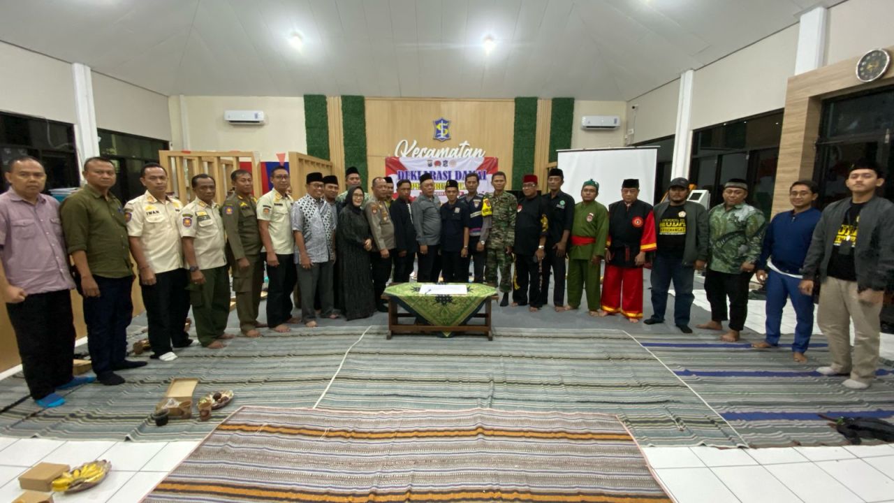 Pesilat se-Kecamatan Simokerto Kompak Tolak Tawuran, Sepakat Wani Jogo Suroboyo