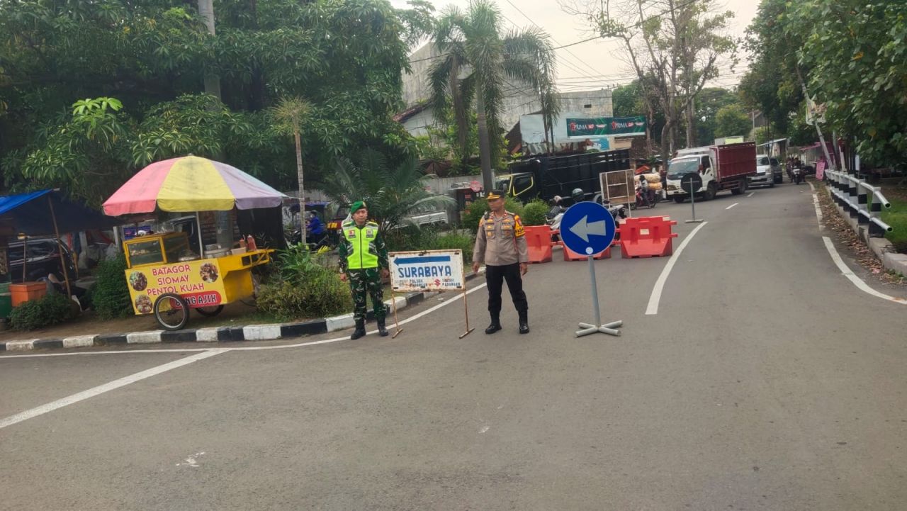 Pengawas jalur perbatasan arus balik lebaran