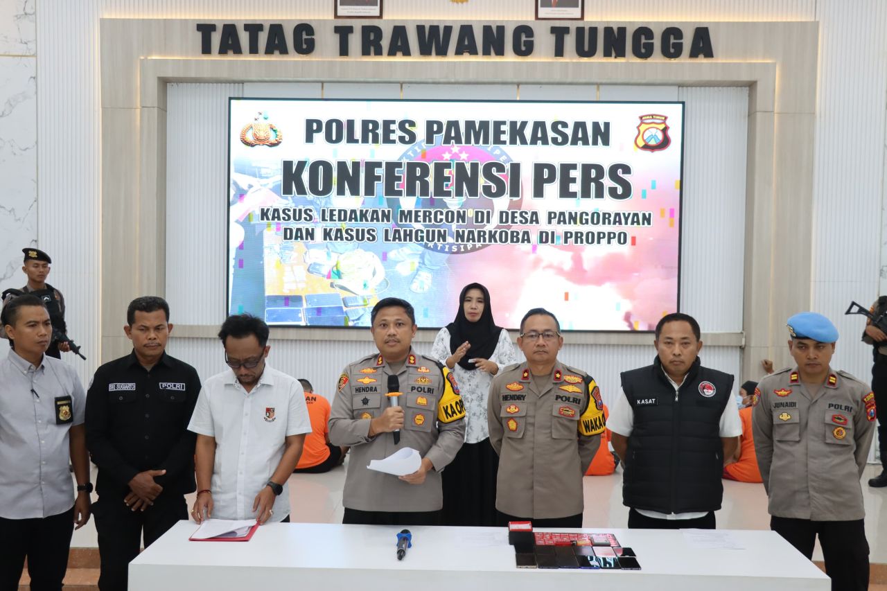 Delapan Tersangka Kasus Pesta Kembang Api Maut Diamankan