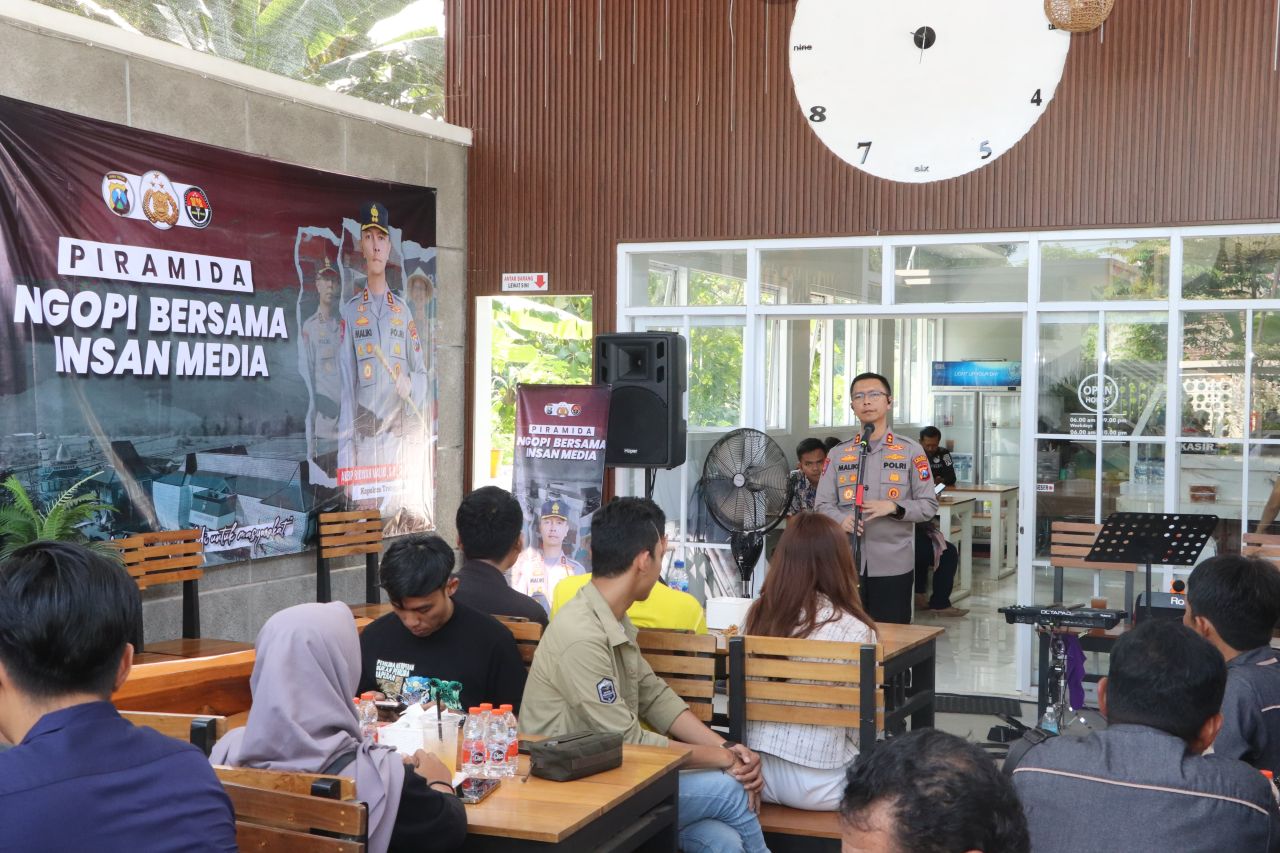 Polres Trenggalek Ajak Media Massa dan Warganet Sampaikan Pesan Positif dan Edukatif