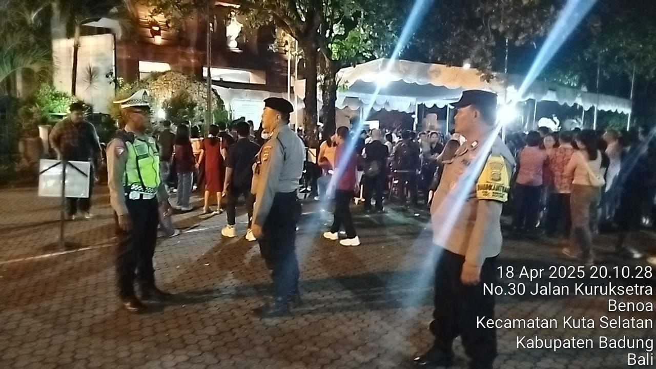Polsek Kuta Selatan KRYD ibadah Paskah