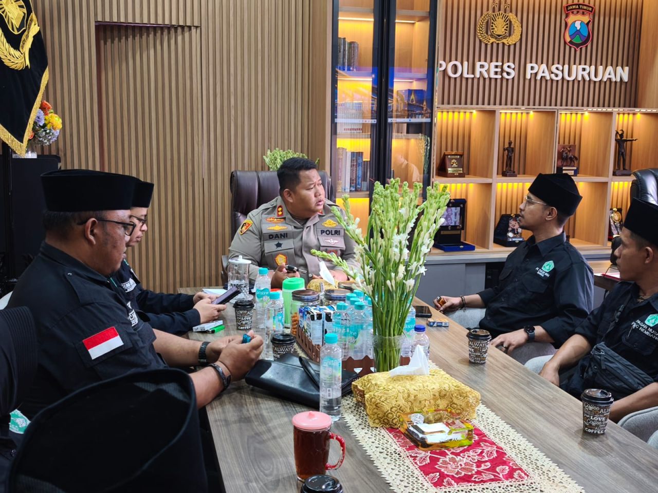 Sinergi Polres Pasuruan dan Pagar Nusa Jaga Kondusivitas Wilayah