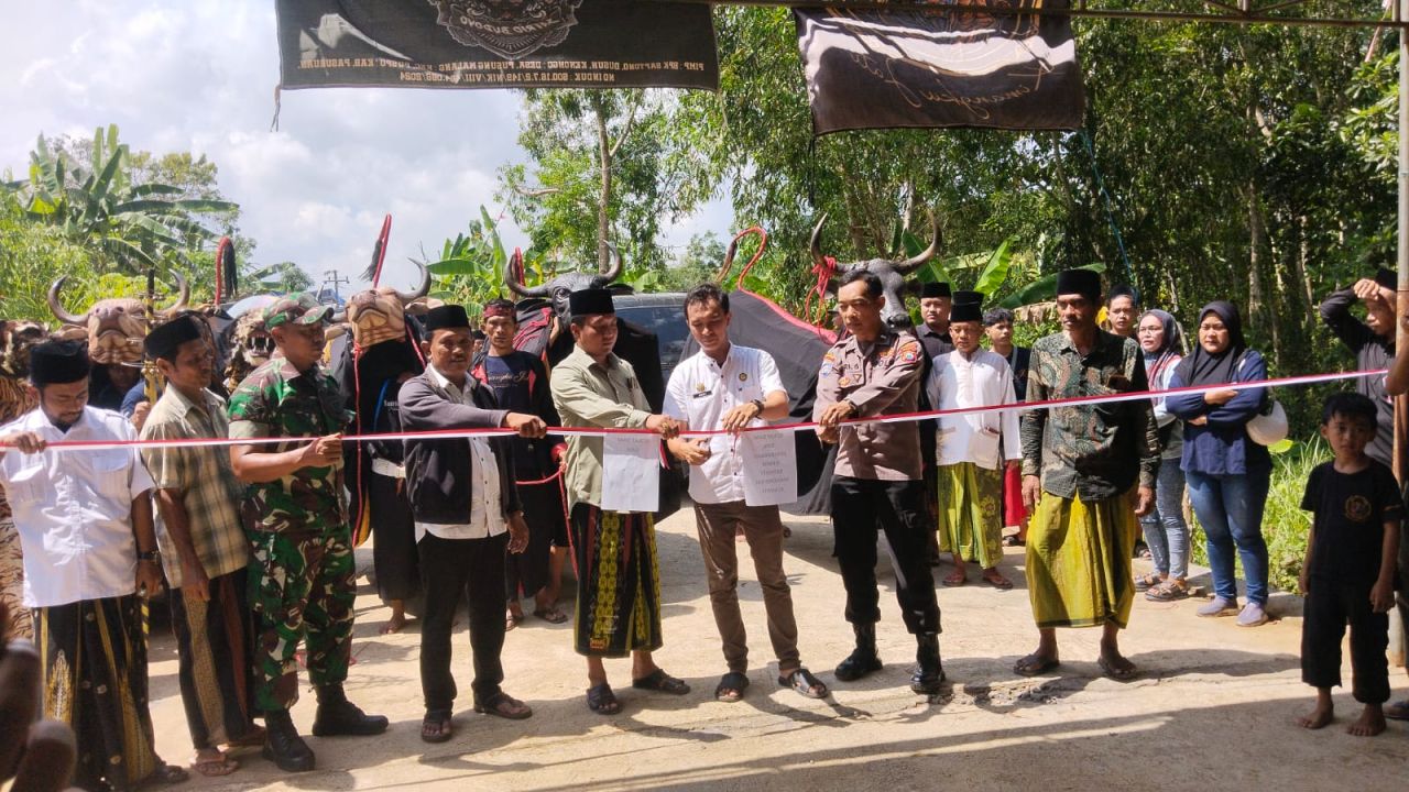 Pembukaan Bazar UMKM Desa Manonggal