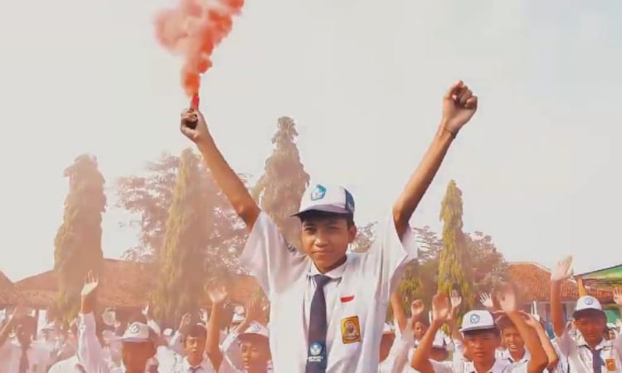 Momen Flashmob Jadi Kenangan Terindah bagi Ratusan Siswa SMPN 6 Pemalang