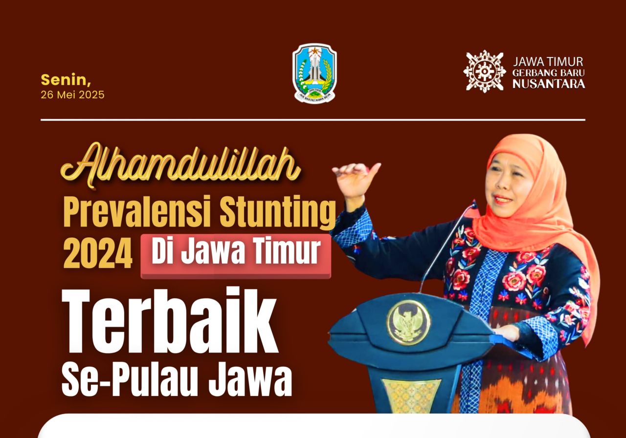 Prevalensi stunting Jatim turun signifikan menjadi 14,7