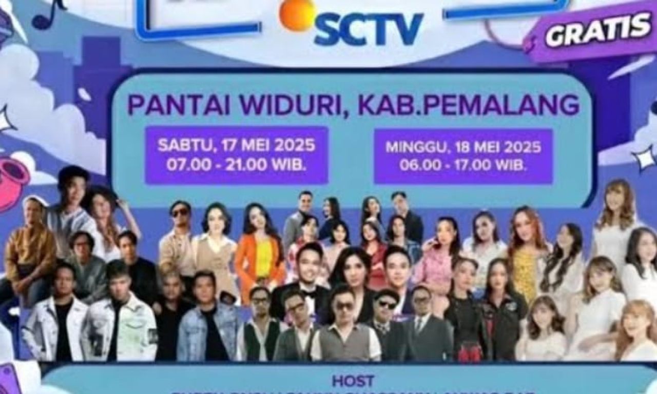 Karnaval SCTV: Musik, Parade Artis, dan Hadiah untuk Warga Pemalang