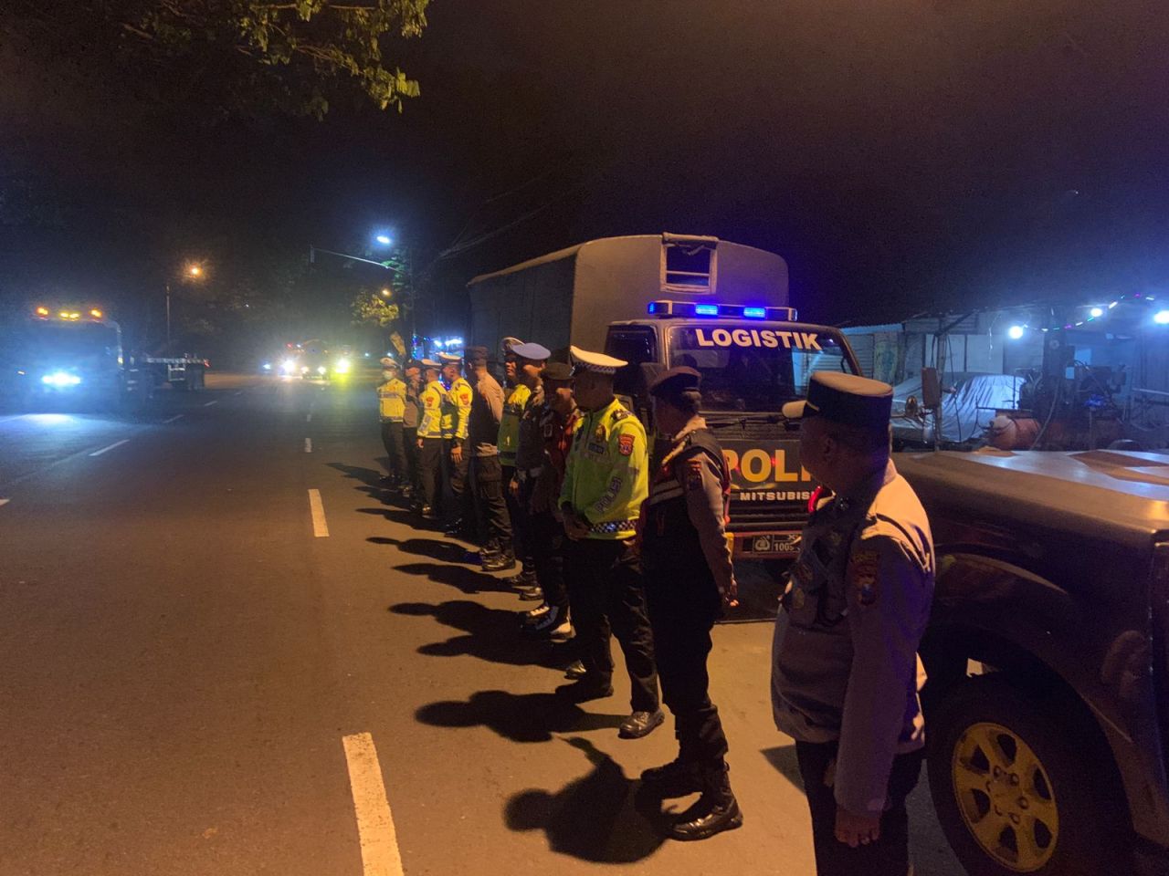 Patroli malam Polres Pasuruan