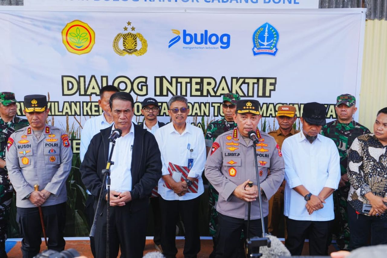 Sesi dialog interaktif Kapolri dan Mantan usai tinjau Bulog Tanete