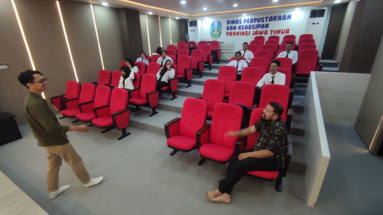 Auditorium Literasi Disperpusip Jatim