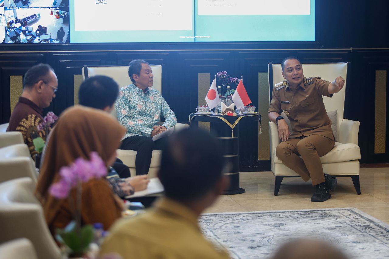 Eri Cahyadi menerima kunjungan Konjen Jepang