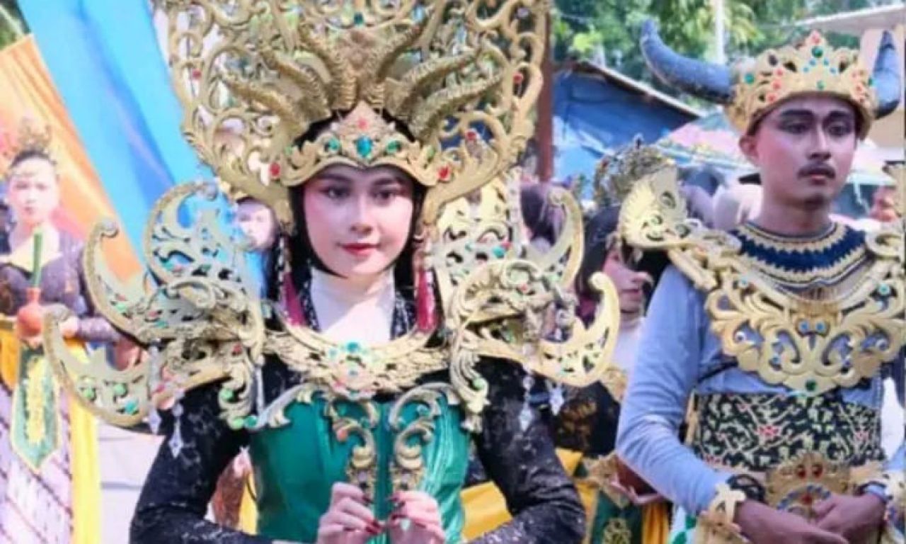 Kirab budaya Dewata Fest Culture 2025 Desa Wanarata
