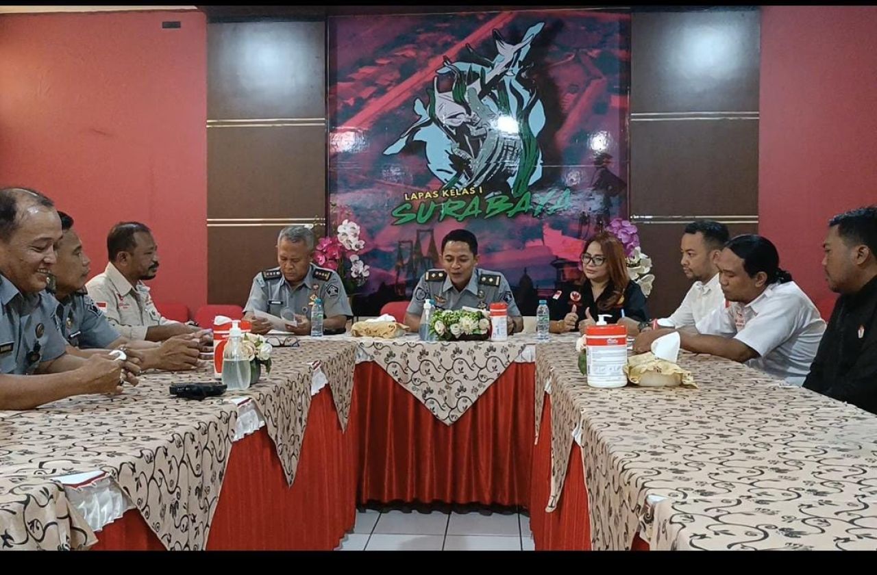 RAMPAS silaturahmi dengan Lapas Kelas I Surabaya