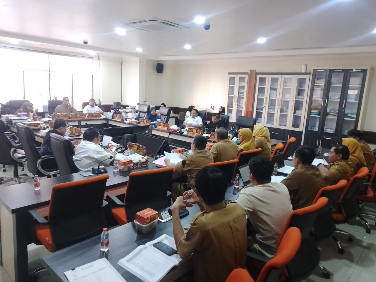 Rapat koordinasi Komisi D bersama RS Soewandhie