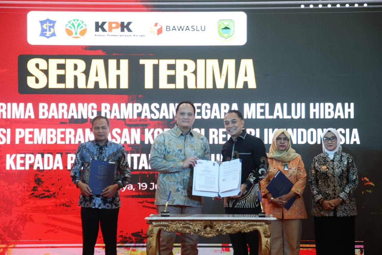 Pemkot Surabaya Hibah Aset Rampasan KPK