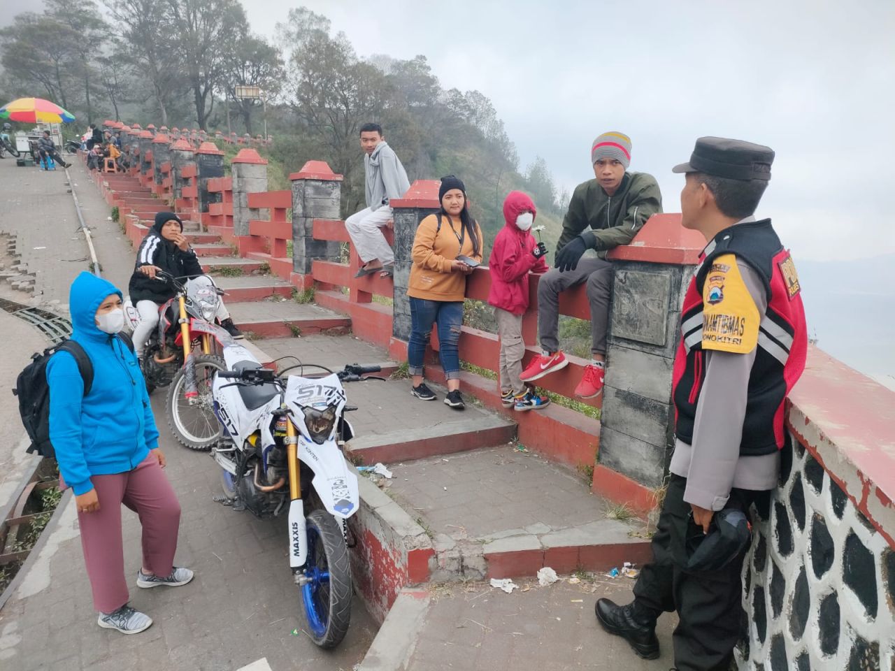 Antisipasi Lonjakan Pengunjung Polres Pasuruan Perketat Pengamanan Dua Jalur Wisata