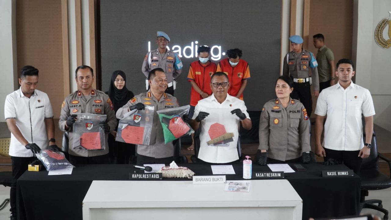 Polrestabes Surabaya ungkap kasus curanmor