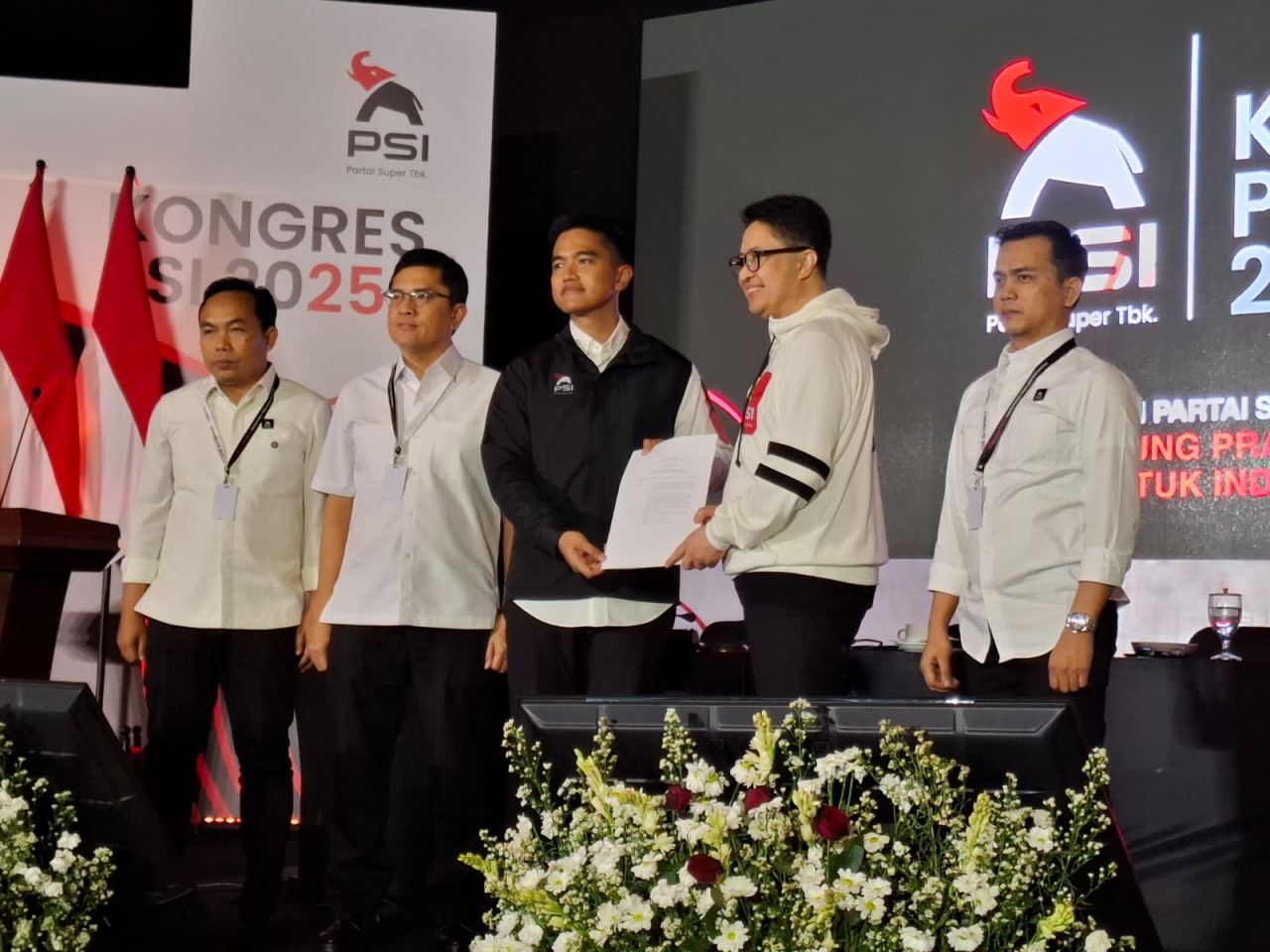 Menang 65,28 Persen, Kaesang Pimpin PSI Lagi Hingga 2029