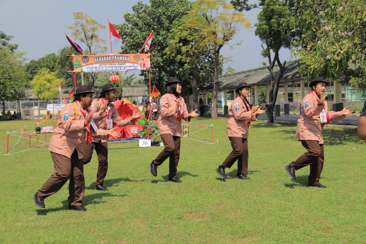 Rutan Perempuan Surabaya Ikut Jambore, Tanamkan Nilai Karakter Lewat Pramuka