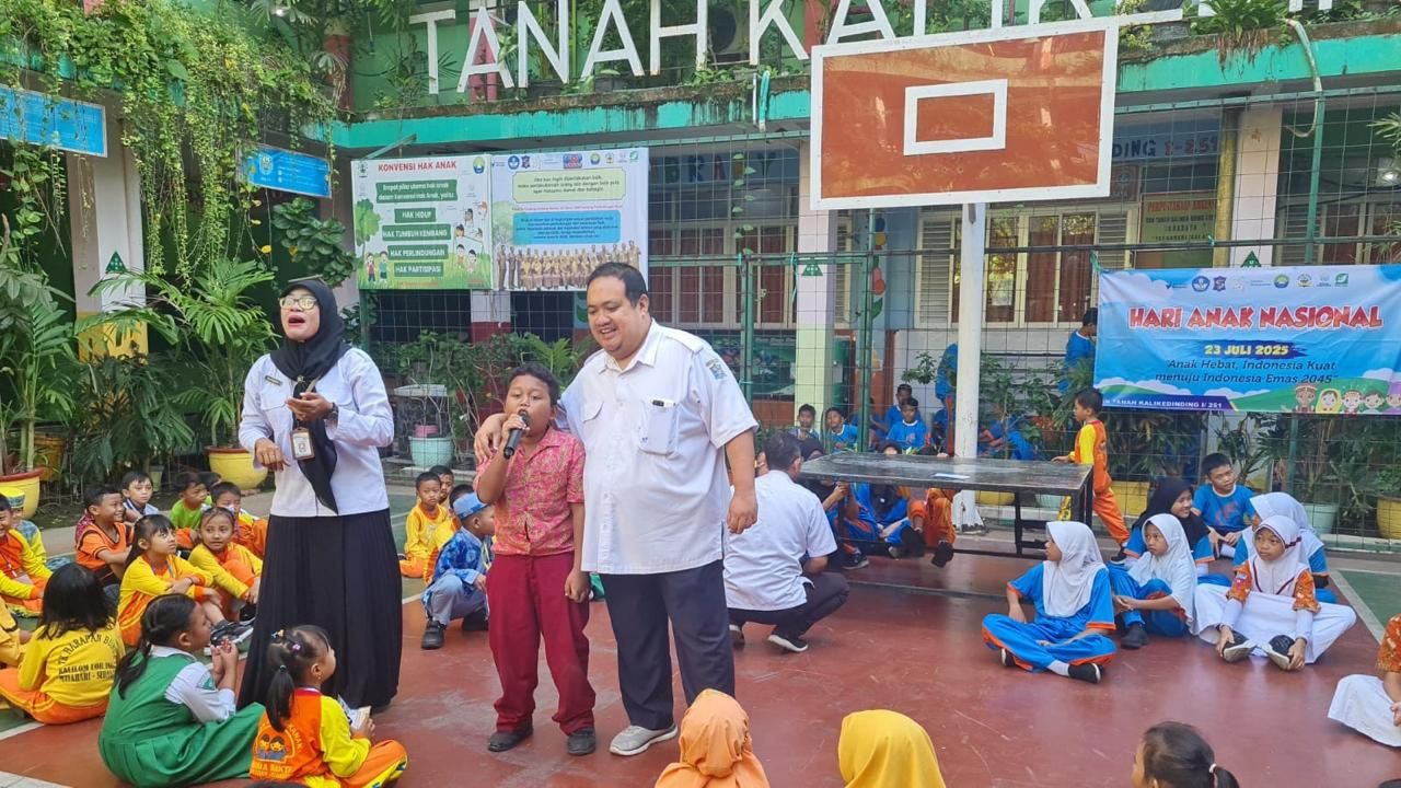 Suasana Haru, Anggoro Himawan Rayakan Hari Anak Nasional Bersama Siswa Sekolah