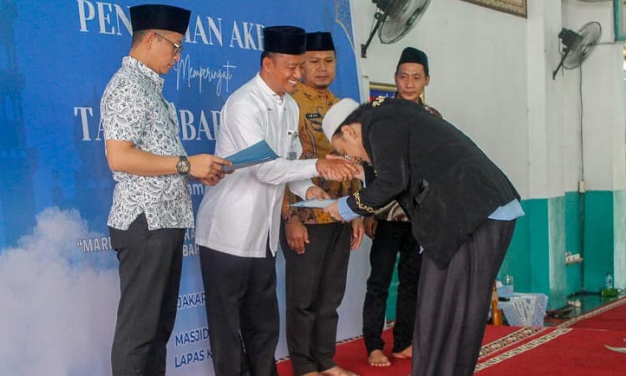 Lapas Cipinang Gelar Wisuda Tahfidz dan Pengajian Akbar, Serukan Hijrah Menuju Hidup Berkah