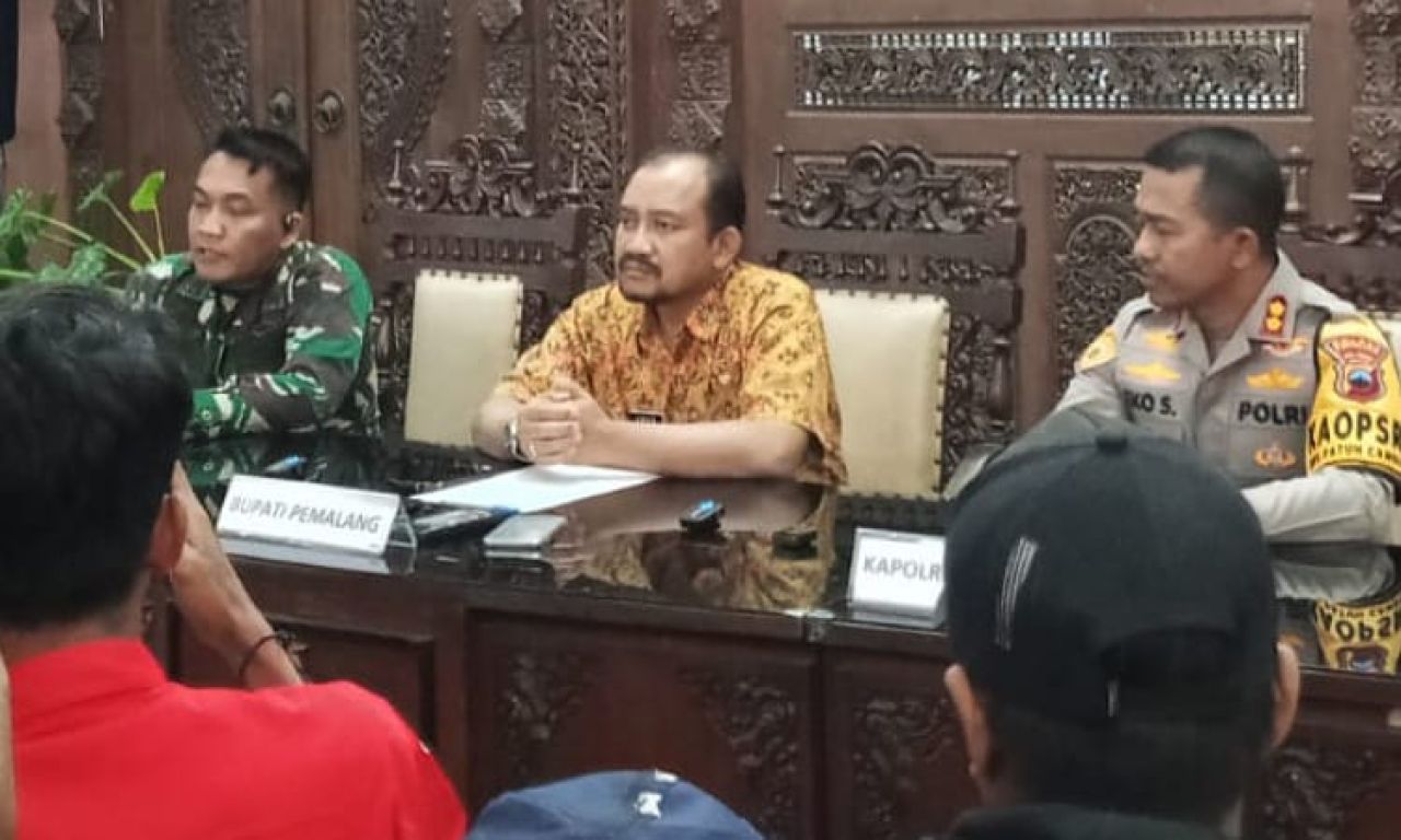 Pemkab Pemalang dan Forkopimda gelar konferensi pers