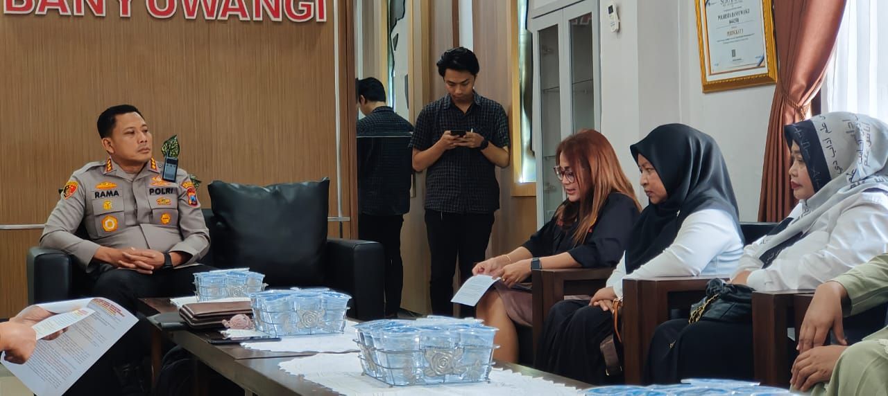 Rampas 08 audensi dengan Polres Banyuwangi