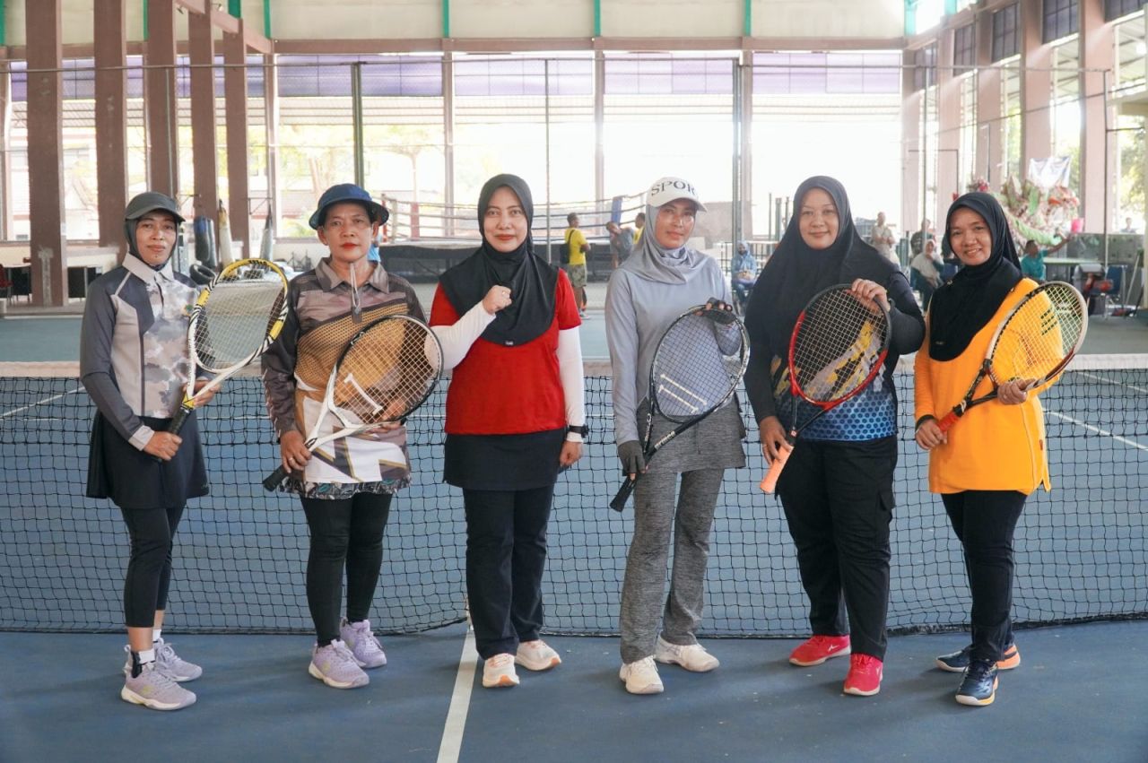 Seleksi Ketat, Korem 081/DSJ Cari Wakil Terbaik untuk Kejuaraan Tenis Kodam V/Brawijaya
