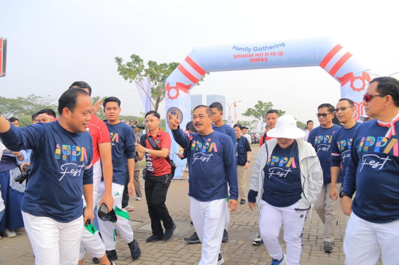 Kakanwil Ditjenpas Jateng Ramaikan Fun Walk IPPA Fest Aloha 2025