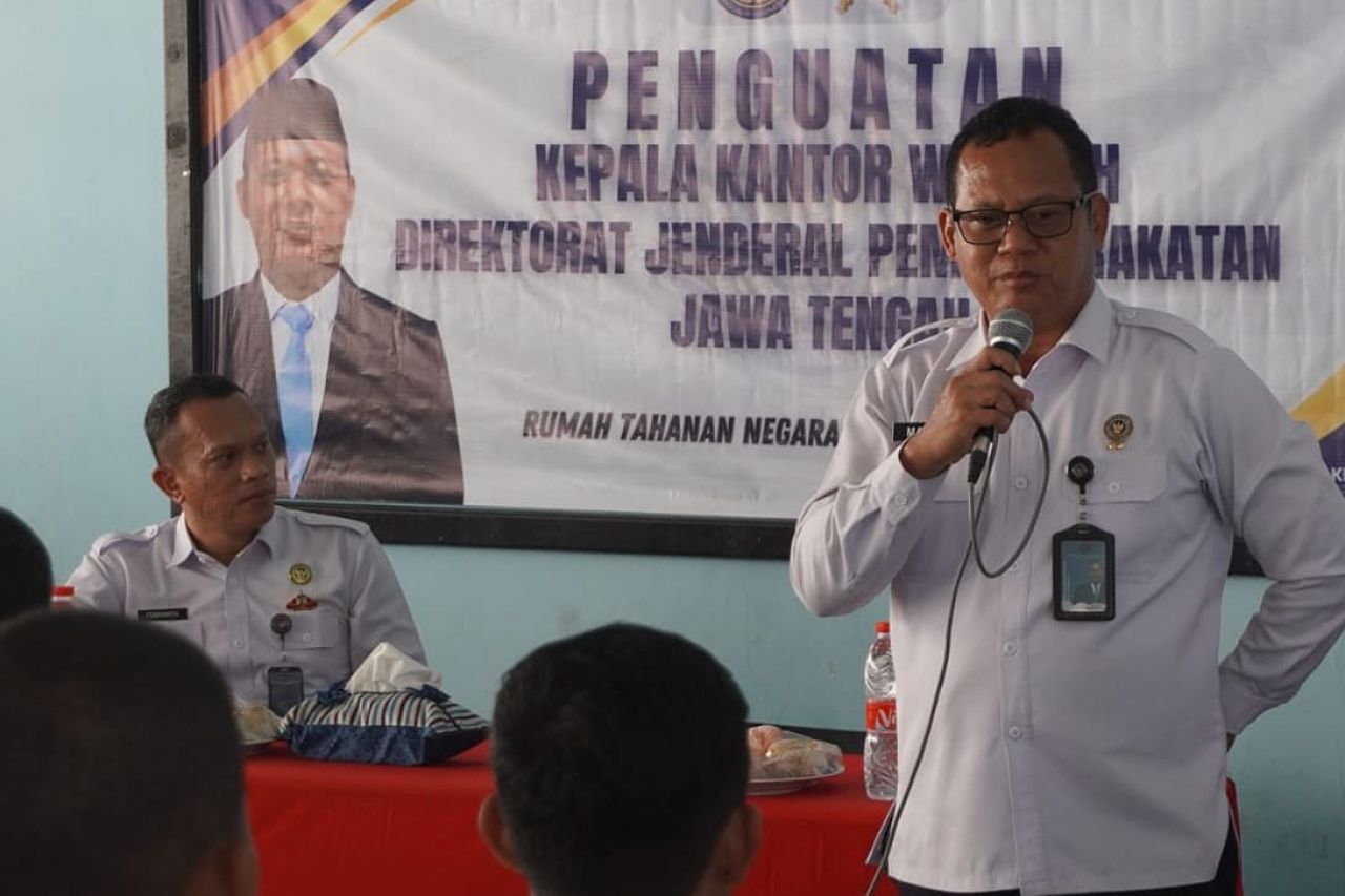 Kakanwil Ditjenpas Jateng Beri Penguatan Kinerja di Rutan Pemalang