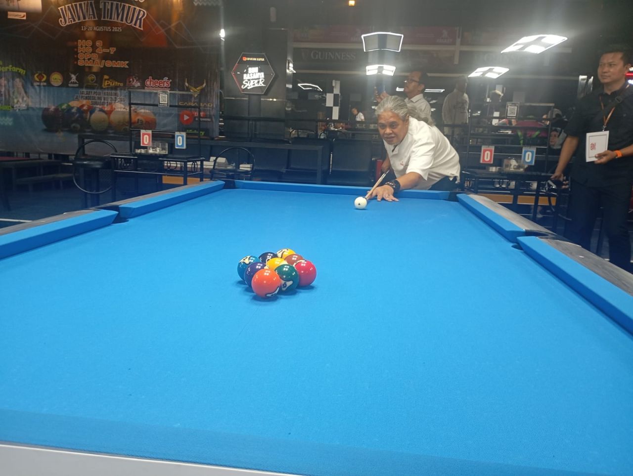 Turnamen Biliar Piala Gubernur Jatim 2025 Jadi Ajang Cari Bibit Atlet Muda