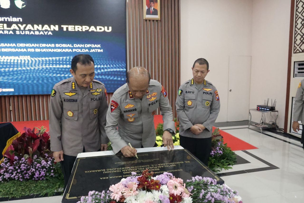 Langkah Strategis Polri, Kapolda Jatim Resmikan Instalasi Layanan Terpadu di RS Bhayangkara Surabaya
