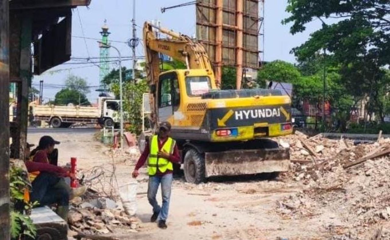 Pembangunan Underpass Taman Pelangi Kian Nyata, 7 Bangunan Rata Tanah 16 Persil Menunggu Putusan