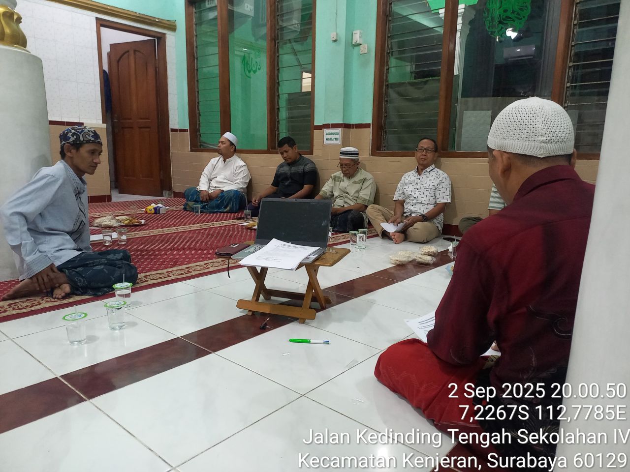 Rapat Takmir Masjid At Tiin untuk perayaan Maulid Nabi