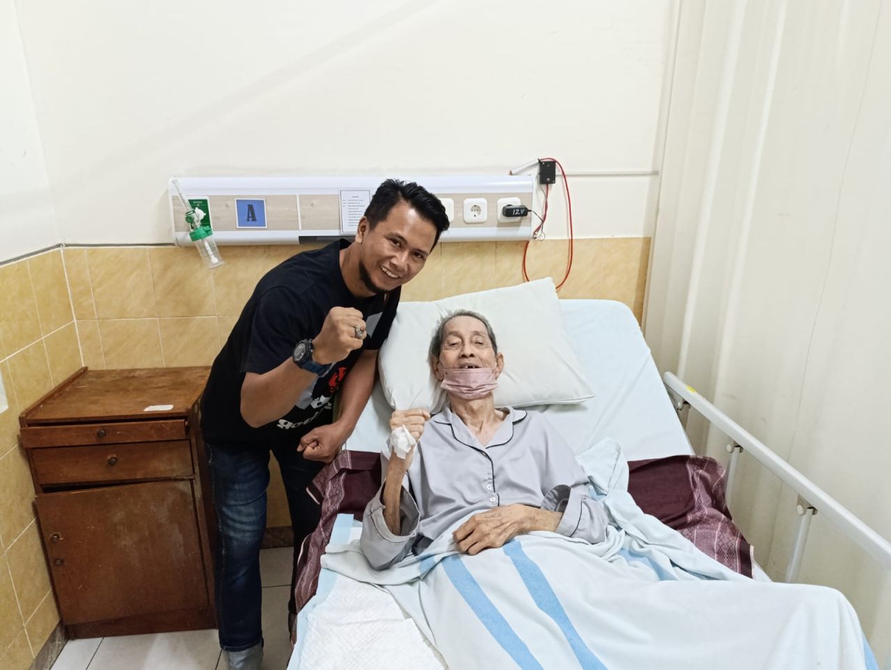 Oei Hiem Hwie saat dalam masa perawatan