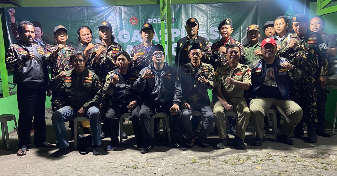 Peduli Masyarakat, Banser Surabaya Dirikan Posko Jaga Aspirasi Jaga Indonesia